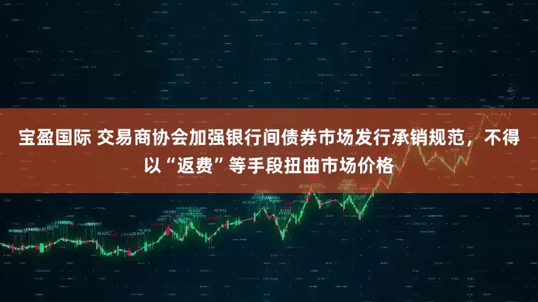 宝盈国际 交易商协会加强银行间债券市场发行承销规范，不得以“返费”等手段扭曲市场价格