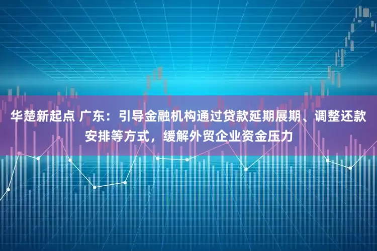华楚新起点 广东：引导金融机构通过贷款延期展期、调整还款安排等方式，缓解外贸企业资金压力